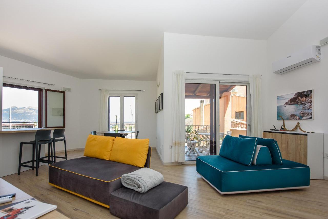 Loft Lungomare Vista Mare E Monti Apartment Àrbatax Exterior foto